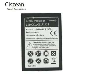 Сменный Аккумулятор Ciszean 1x2400mAh Для Asus Zenfone ZE500KL ZE500KG C11P1428 Batteries