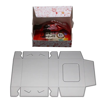 Сумка-коробка для конфет, металлические штампы, штампы для скрапбукинга, трафареты для тиснения, декоративные открытки 