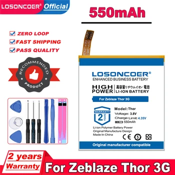 Топовый бренд, 100% Новый аккумулятор Thor емкостью 550 мАч для смарт-часов Zeblaze Thor 3G для Sinsoft watch C1S