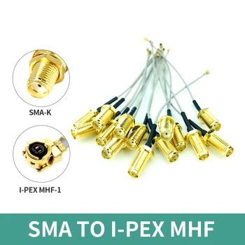 Удлиненный Фидер антенны с адаптером SMA Female к разъему IPEX IPX, Удлинительный кабель MHF CableI-PEX
