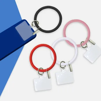 Универсальное подвесное кольцо для мобильного телефона Мягкий силиконовый ремешок Браслет с защитой от потери Подходит для iPhone Xiaomi Samsung Брелок