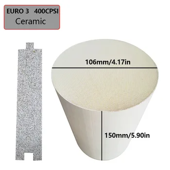 Универсальный каталитический нейтрализатор Евро-3 106 *150 мм 400 ЯЧЕЕК керамического материала, пригодного для автокаталитика