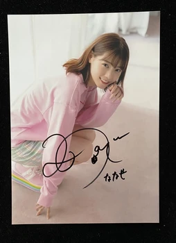 Фотография Нишино Нанасе с автографом 5*7 автографов чернилами Коллекция ПОДАРКОВ J-POP 2021 года