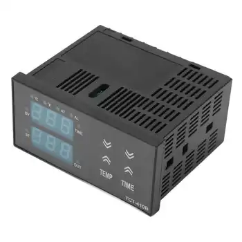 Цифровой регулятор температуры Температурное время 2 в 1 Цифровой дисплей Регулятор температуры для термопресс-машины 100-240 В