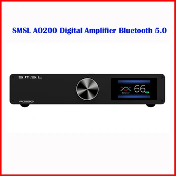 Цифровой усилитель SMSL AO200 Bluetooth 5,0 Сбалансированный Вход USB Декодирование XLR Динамик Выход Сабвуфер Предусилитель 150 Вт * 2 Hi-FI Усилитель