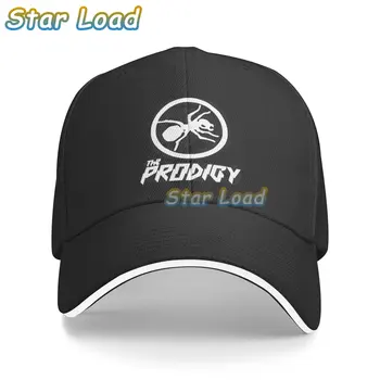 Черные повседневные кепки с рисунком рыбы для мальчиков The Prodigy, Мужские модные кепки-снэпбэк Унисекс с принтом